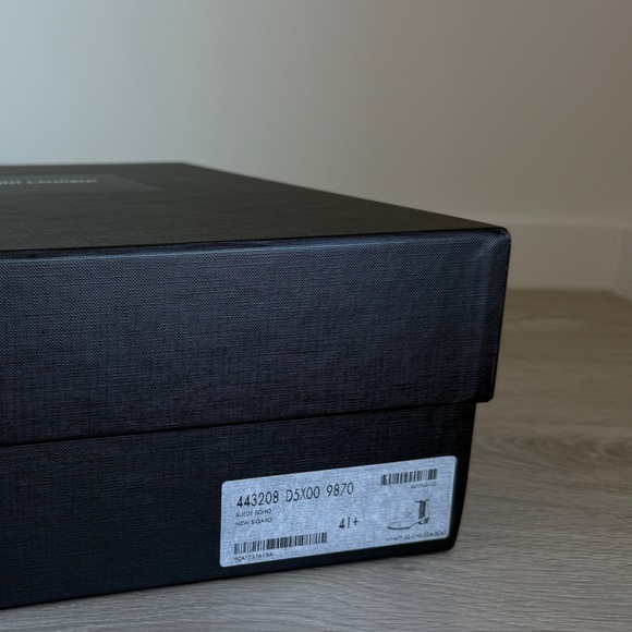 BRAND NEW IN BOX Saint Laurent Tan Suede Boots SUEDE SOHO Mid heel leather - Picture 14 of 14